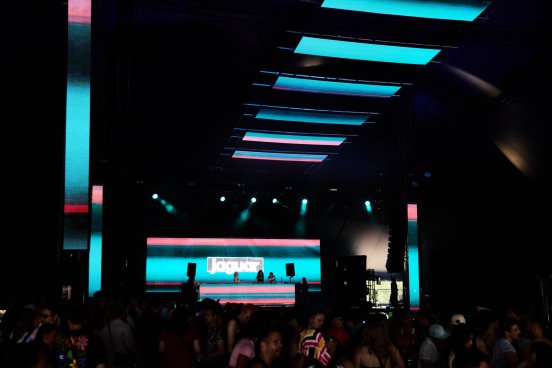 Creative Technology LED video system for a live music performance