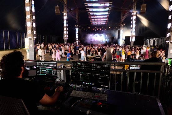 Creative Technology delivering production services for a UK music festival