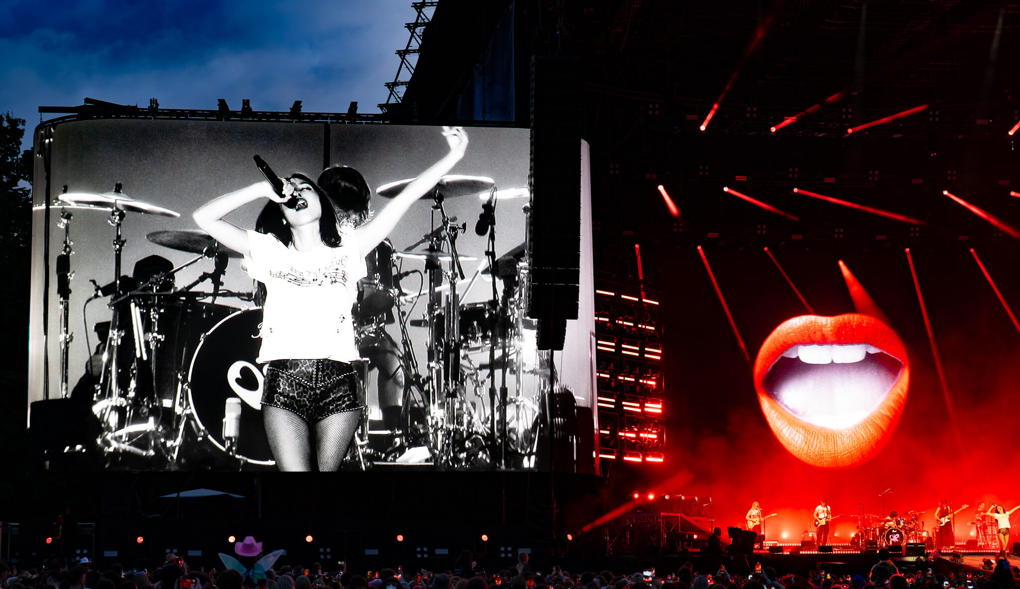 LED Screen Olivia Rodrigo Marlay Park Dublin 2025