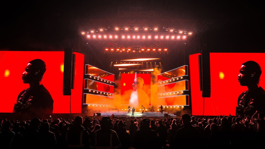 LED screens at Leeds festival UK