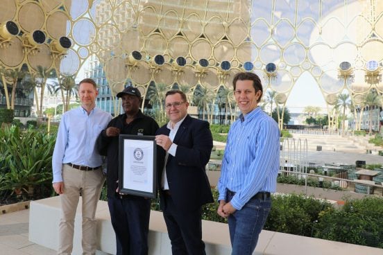 CT Receives Guinness World Record Certificate For The World’s Largest Interactive Dome!